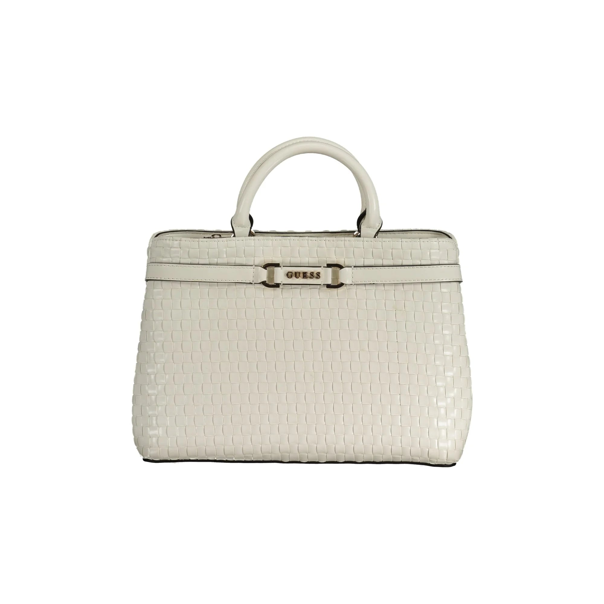 GUESS JEANS Borsa Donna MAJKA Bianca con Tracolla e Doppio Manico Borse Bianco - foto prodotto