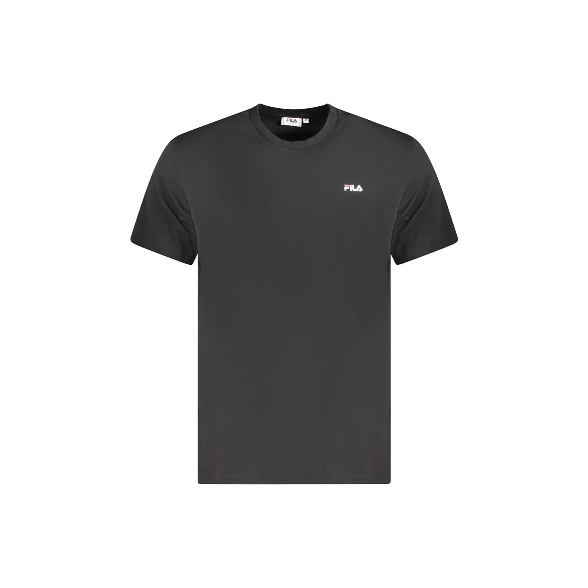 Fila T-Shirt Maniche Corte Uomo Nera Stampa Logo Nero - foto prodotto