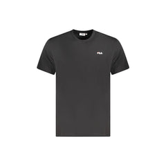 Fila T-Shirt Maniche Corte Uomo Nera Stampa Logo