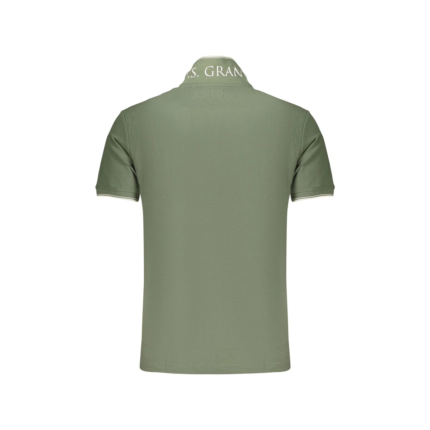 U.S. GRAND POLO MANICHE CORTE UOMO VERDE