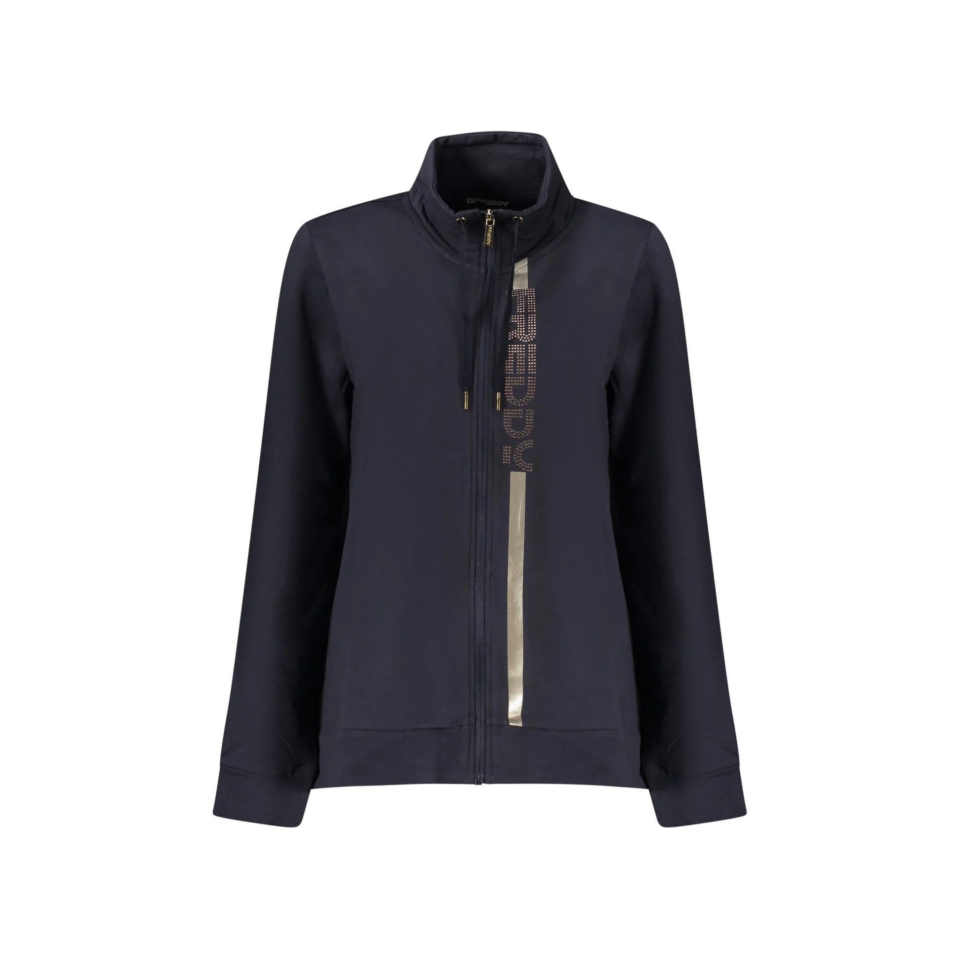 Freddy Felpa Maniche Lunghe Donna Blu Zip Felpe - foto prodotto