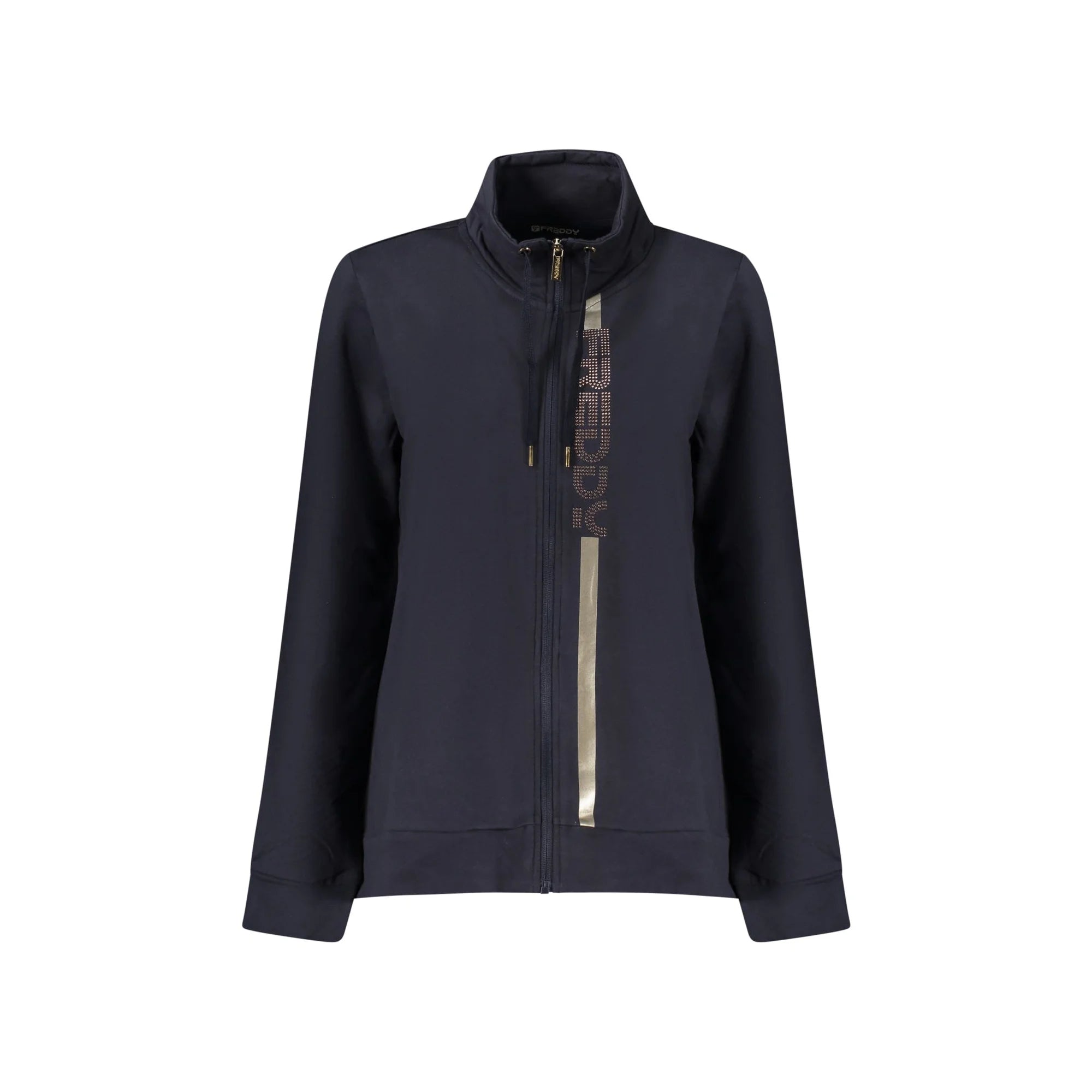 Freddy Felpa Maniche Lunghe Donna Blu Zip Felpe - foto prodotto