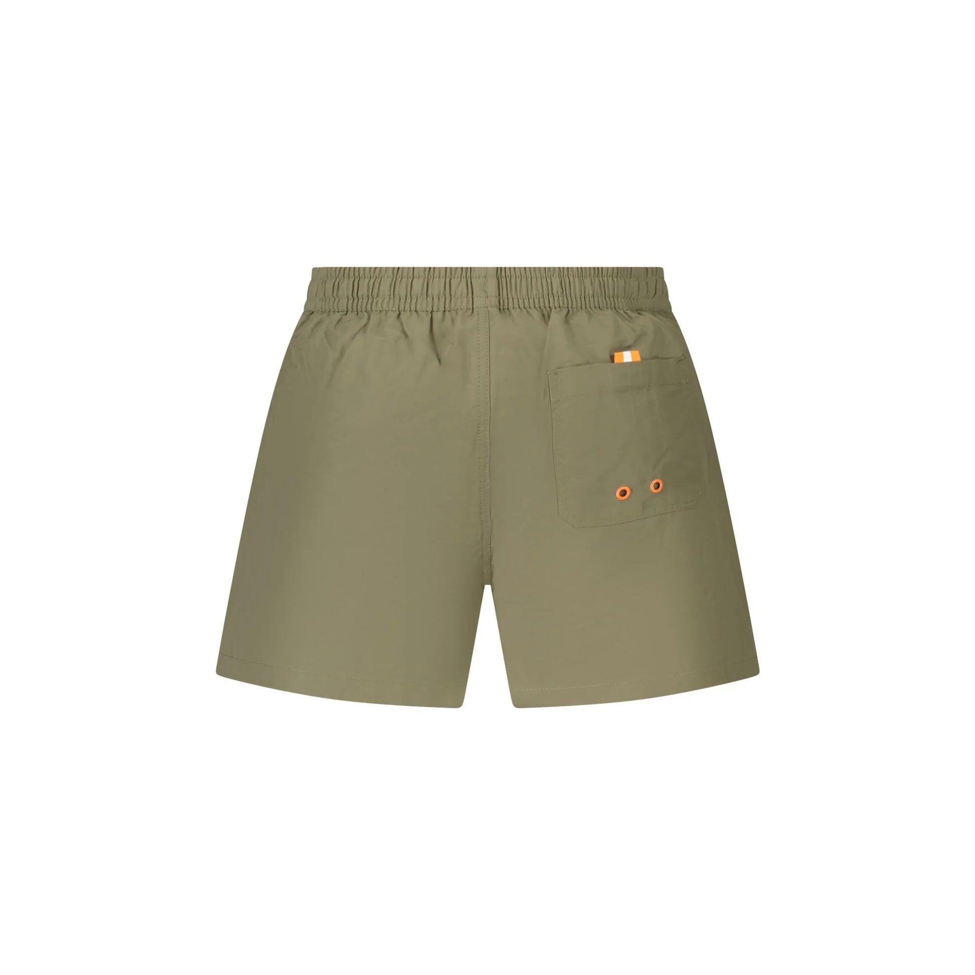 North Sails Costume da Mare Uomo Verde Logo - vista 2