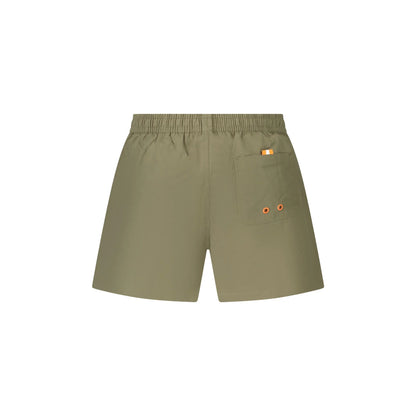 North Sails Costume da Mare Uomo Verde Logo - vista 2