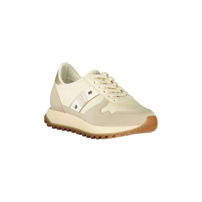 Blauer Sneakers donna beige