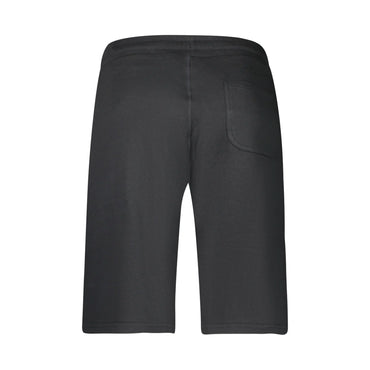 North Sails Pantaloni Tuta Corto Uomo Nero Logo - vista 2
