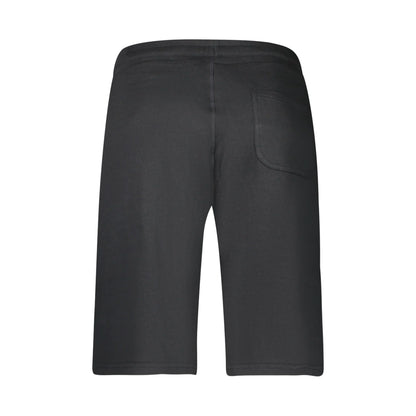 North Sails Pantaloni Tuta Corto Uomo Nero Logo - vista 2