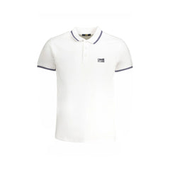 Cavalli Class Polo Maniche Corte Uomo Bianca Ricamo