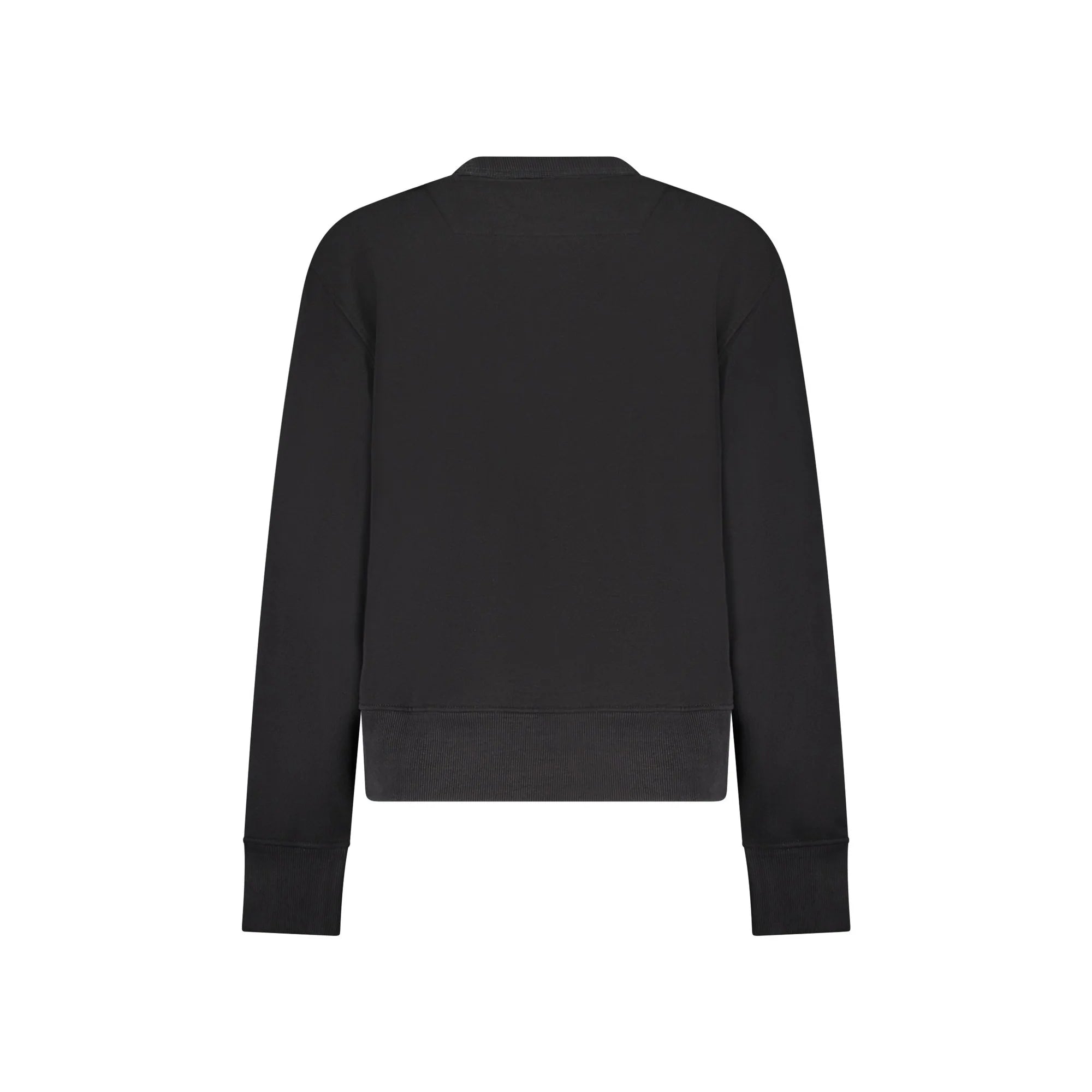 Guess Jeans Felpa Maniche Lunghe Donna Nera Stampa Logo Felpe nero - vista 2