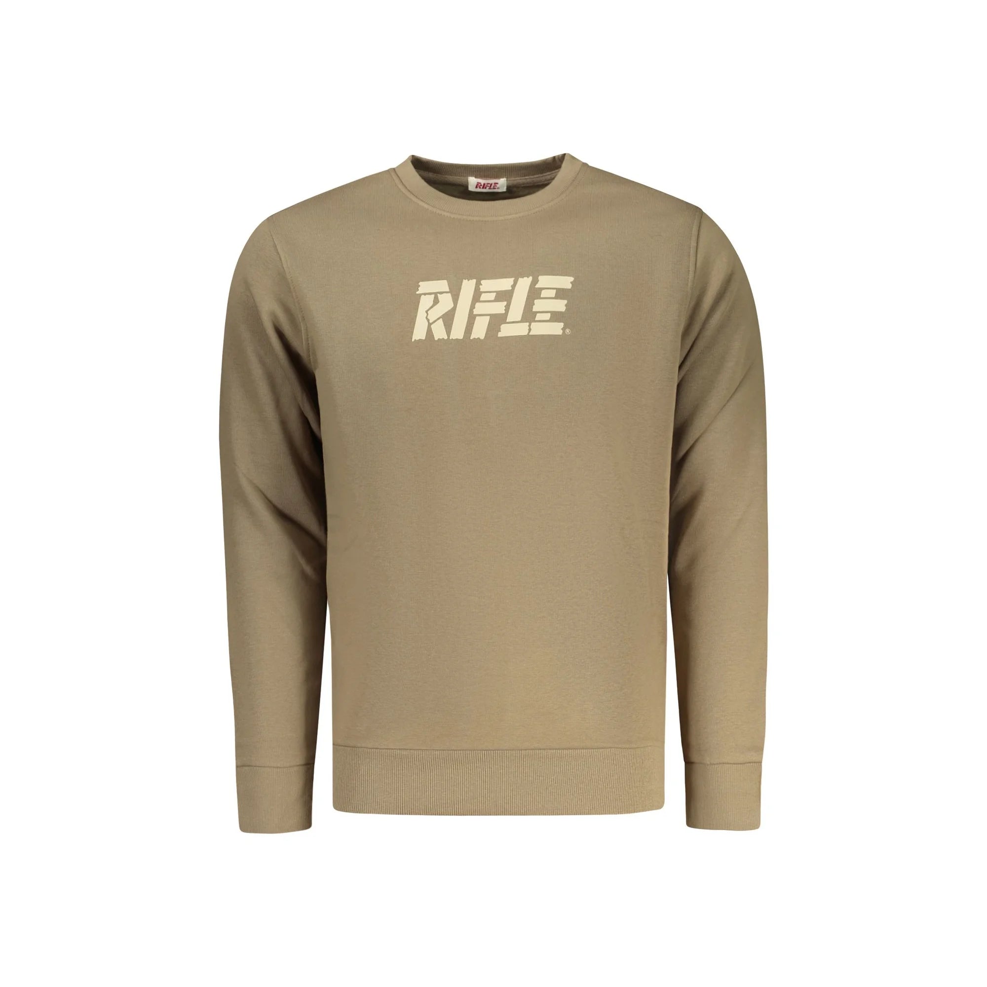 RIFLE FELPA SENZA ZIP UOMO MARRONE