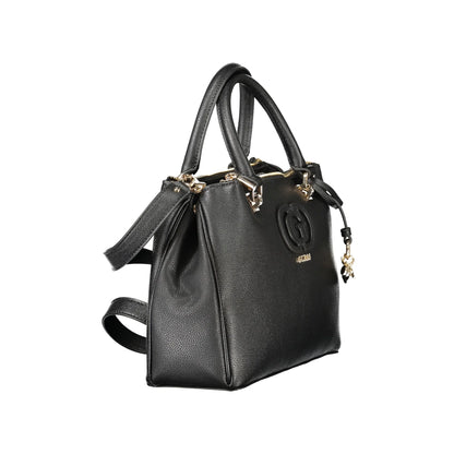 Guess Jeans Borsa a Tracolla Donna Nera Logo Borse nero - vista 3