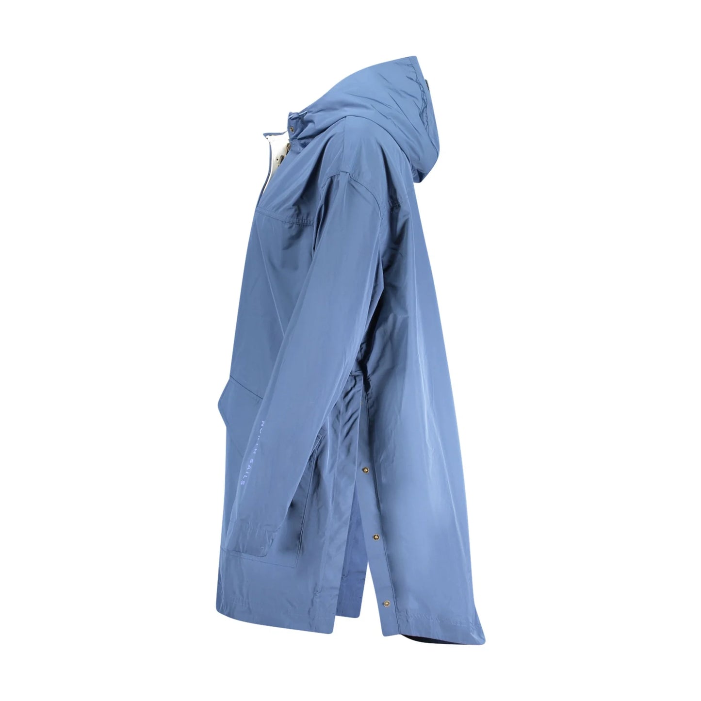 North Sails Giubbotto Donna Blu Parka con Cappuccio e Chiusura Zip Giubbotti e Giacche - vista 3