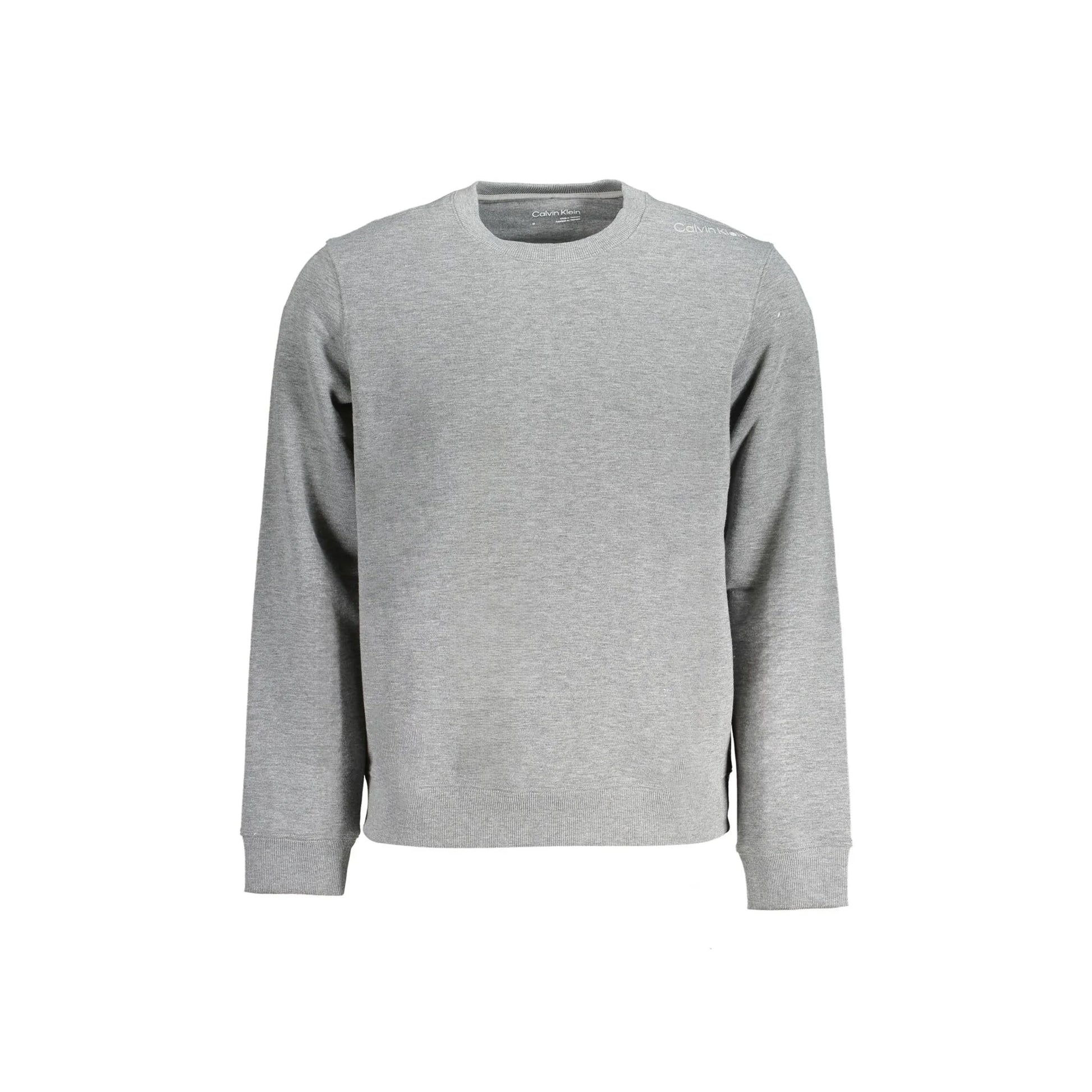 Calvin Klein Felpa Maniche Lunghe Uomo Grigia Stampa Logo Felpe Grigio - foto prodotto