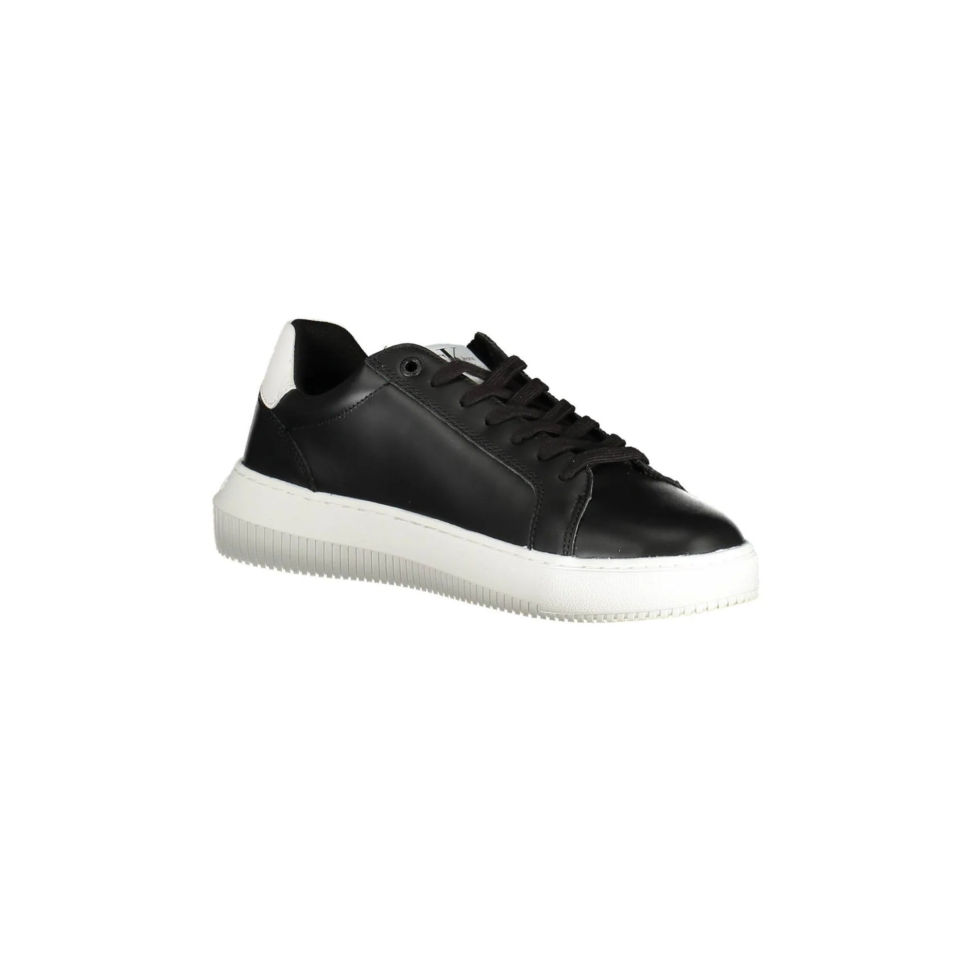 CALVIN KLEIN Scarpe Sneakers Uomo Nere con Dettagli a Contrasto e Logo nero - vista 2