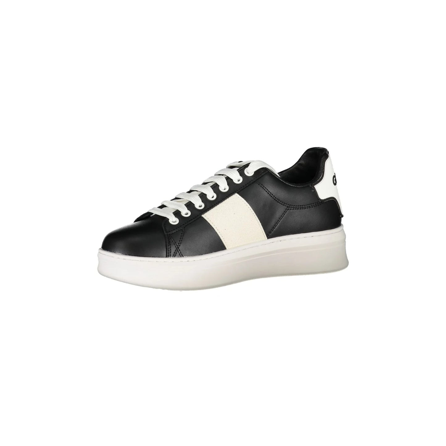 GAELLE PARIS Scarpe Sneakers Uomo Nere con Dettagli a Contrasto nero - vista 3