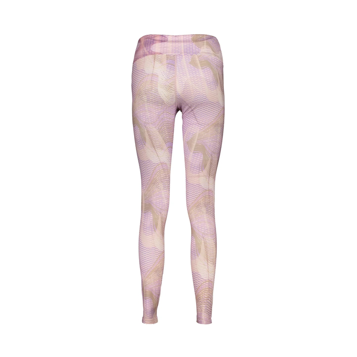 Fila Pantaloni Leggins Donna Viola Stampa Logo - vista 2