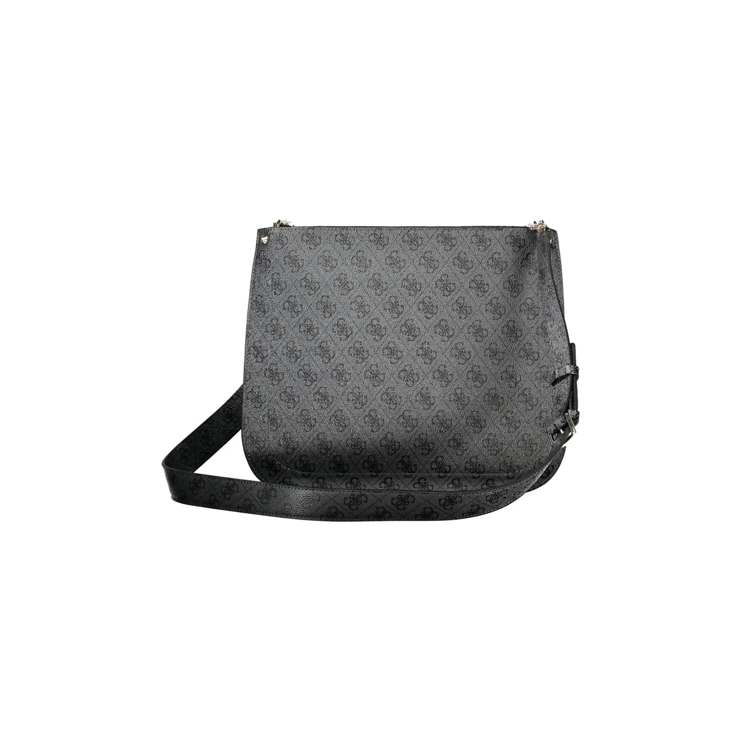 Guess Jeans Borsa a Tracolla Donna Nera Chiusura con Zip Logo Borse nero - vista 2