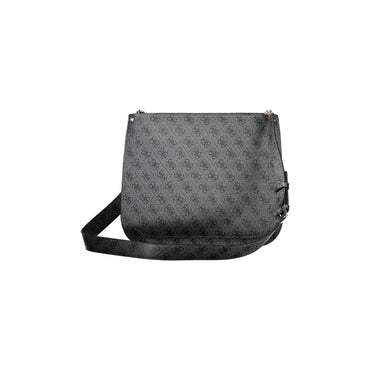 Guess Jeans Borsa a Tracolla Donna Nera Chiusura con Zip Logo Borse nero - vista 2