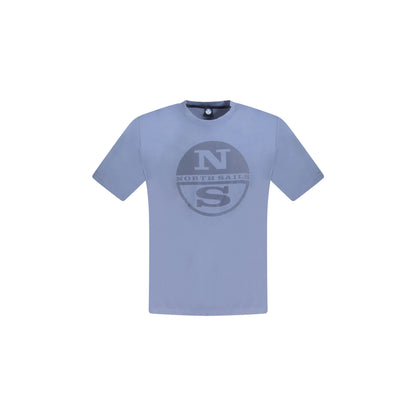 North Sails T-Shirt Maniche Corte Uomo Blu Stampa Logo - foto prodotto