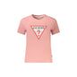Guess Jeans T-Shirt Maniche Corte Donna Rosa Stampa Logo - foto prodotto