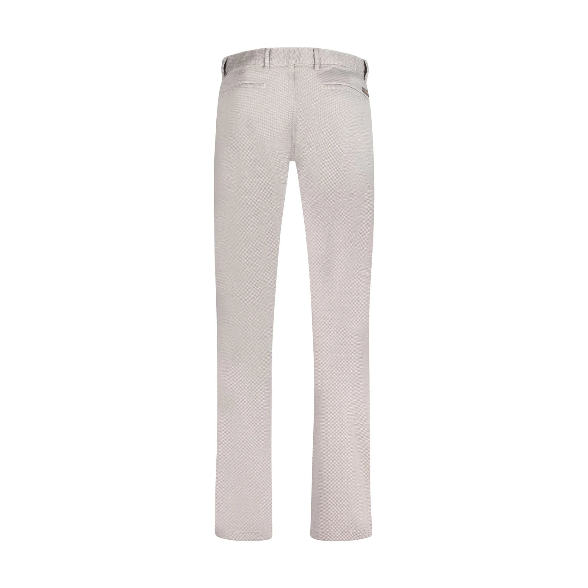 Boss Pantaloni Uomo Grigio Slim Fit con Logo - vista 2