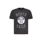 North Sails T-Shirt Maniche Corte Uomo Nera Stampa Logo Nero - foto prodotto