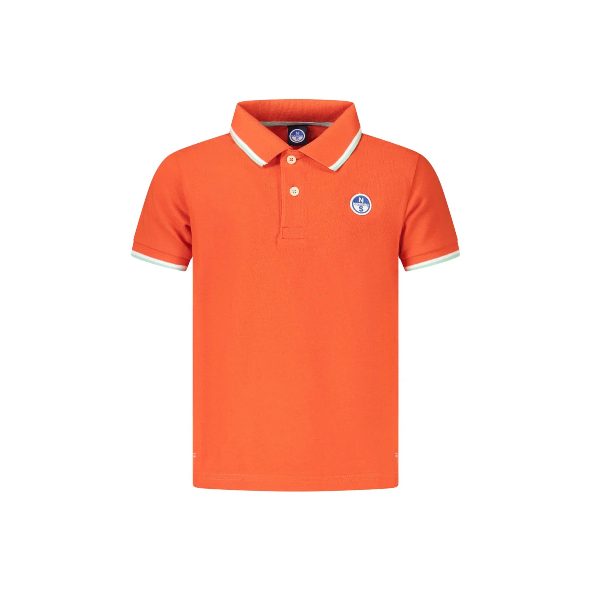NORTH SAILS POLO MANICHE CORTE BAMBINO ARANCIO