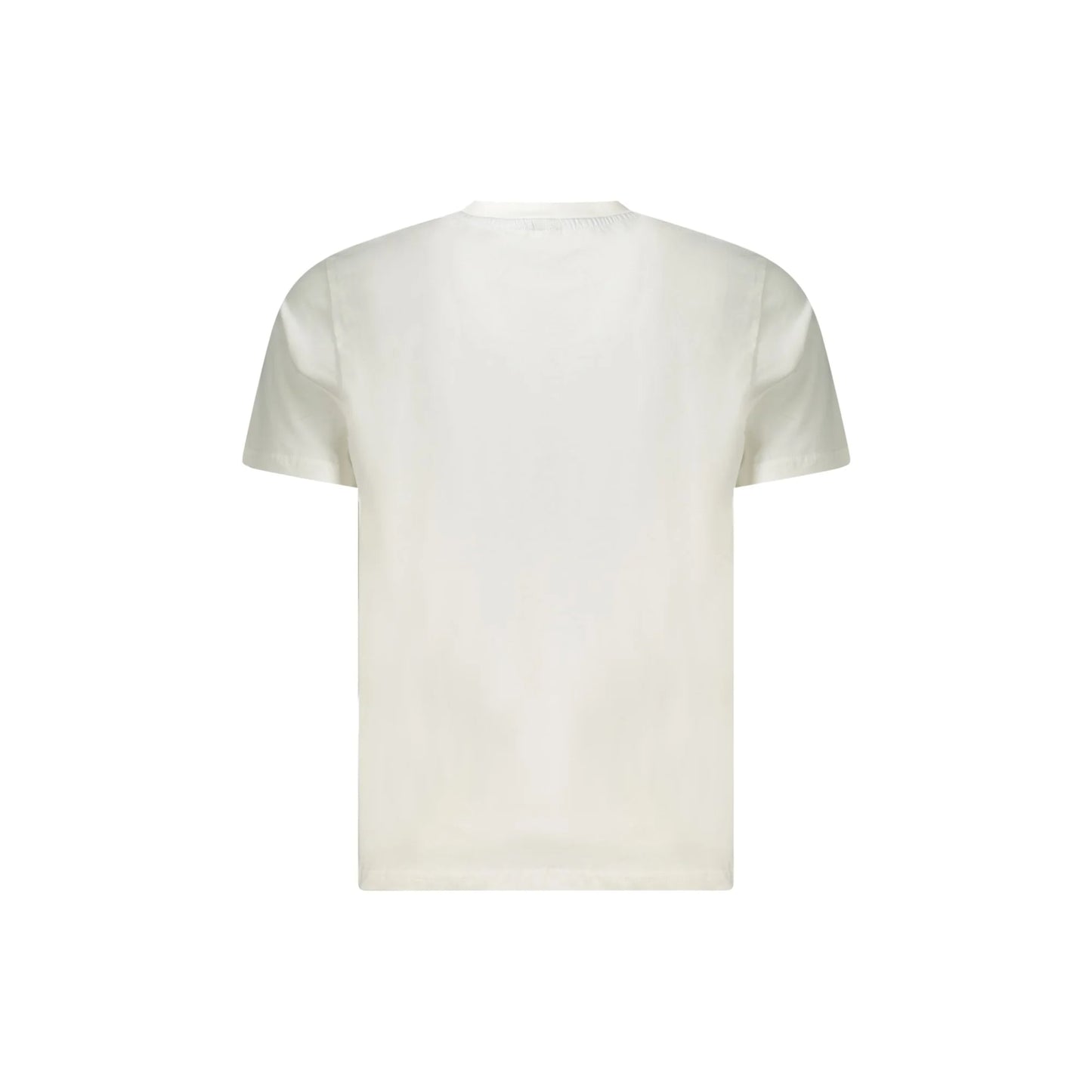 North Sails T-Shirt Uomo Bianca Girocollo Cotone Stampa Logo bianco - vista 2