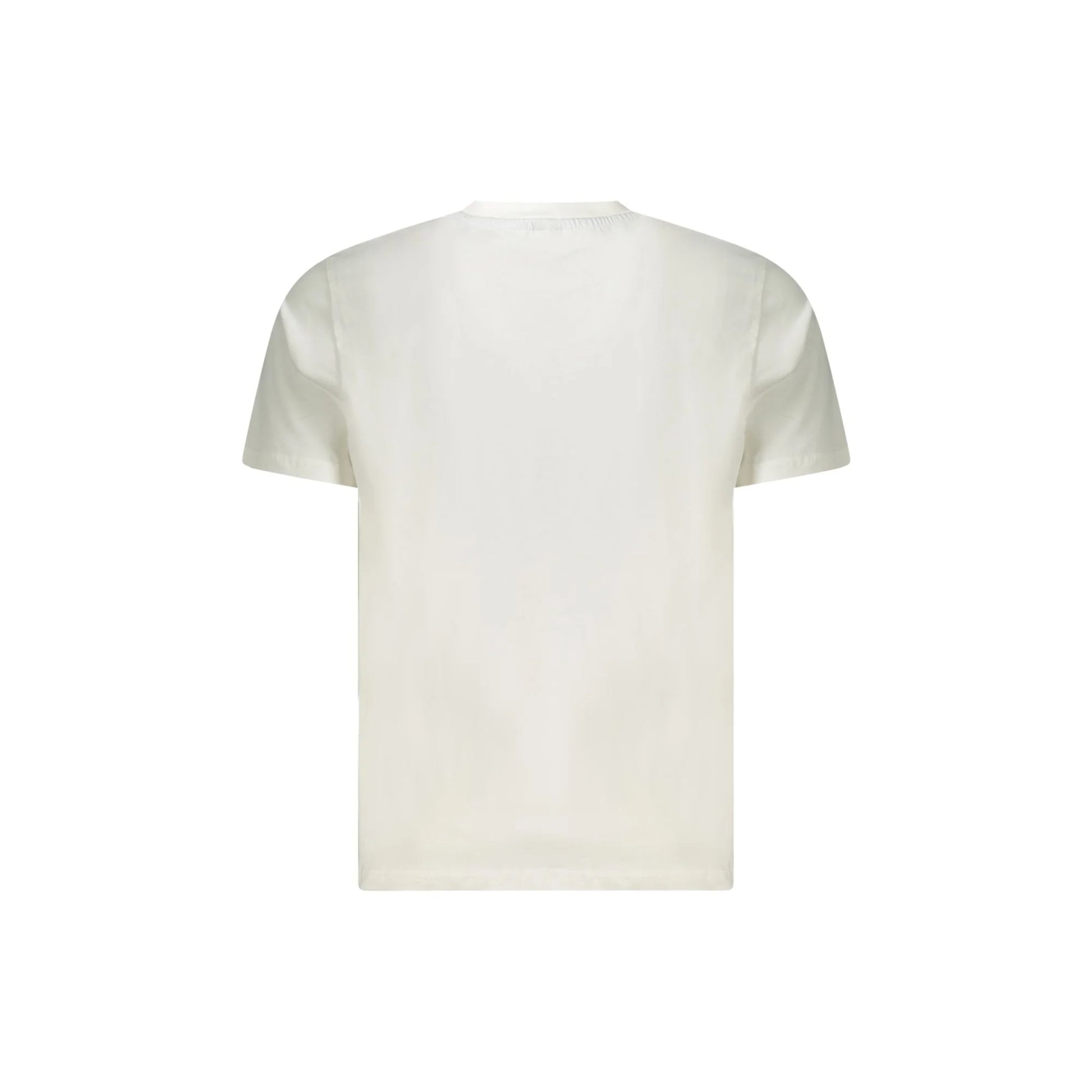 North Sails T-Shirt Uomo Bianca Girocollo Cotone Stampa Logo bianco - vista 2