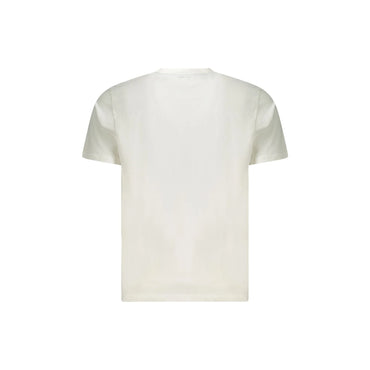 North Sails T-Shirt Uomo Bianca Girocollo Cotone Stampa Logo bianco - vista 2