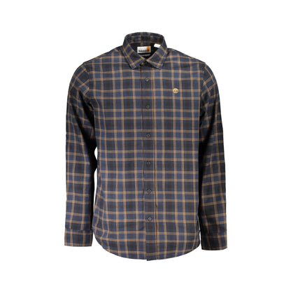 Timberland Camicia Maniche Lunghe Uomo Blu Ricamo Camicie - foto prodotto