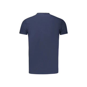 Pepe Jeans T-Shirt Maniche Corte Uomo Blu Stampa Logo - vista 2