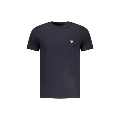 Guess Jeans T-Shirt Maniche Corte Uomo Blu Stampa Logo - foto prodotto