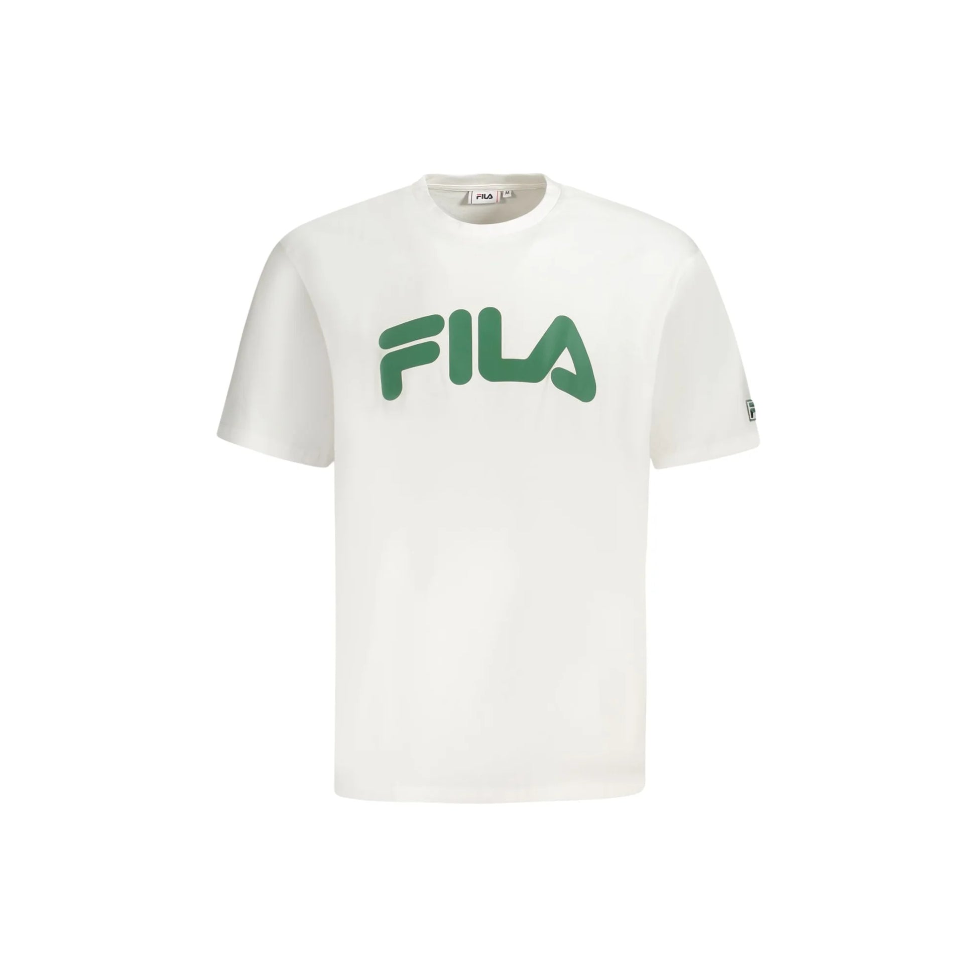 Fila T-Shirt Maniche Corte Uomo Bianca Stampa Bianco - foto prodotto