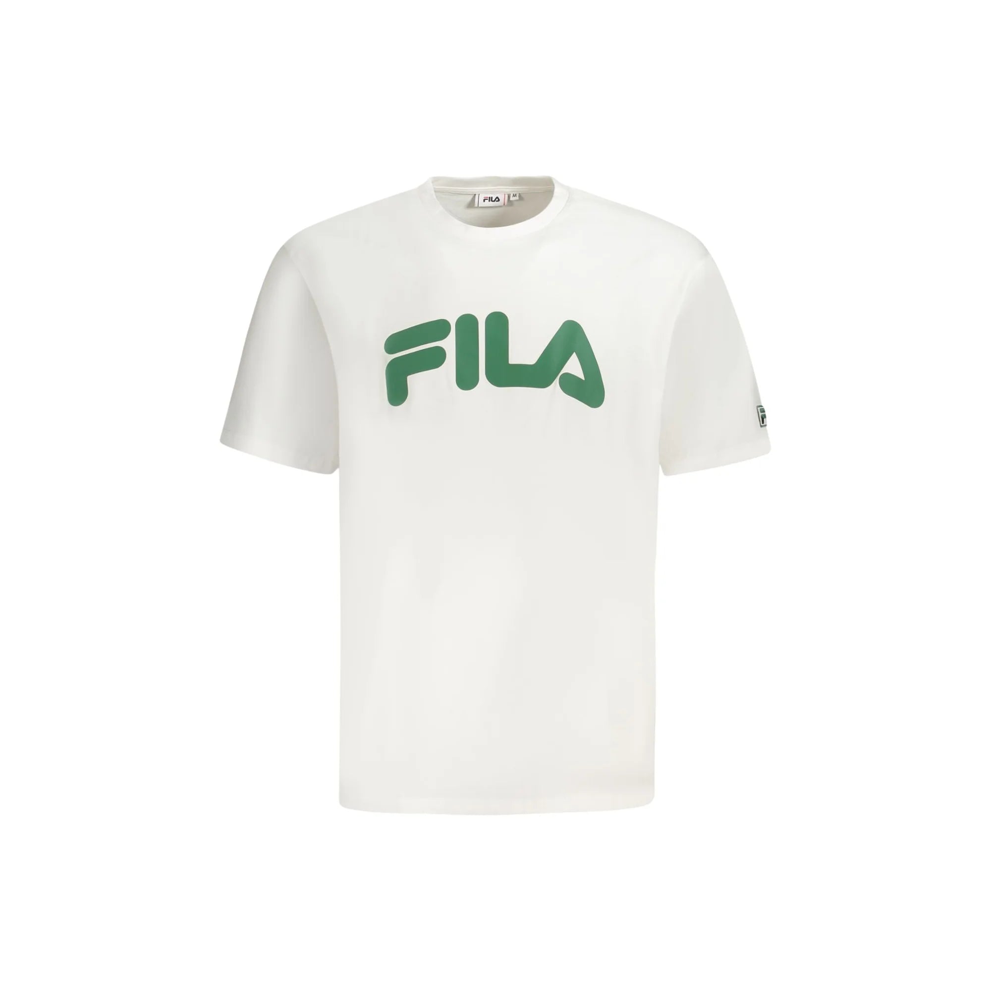 Fila T-Shirt Maniche Corte Uomo Bianca Stampa Bianco - foto prodotto