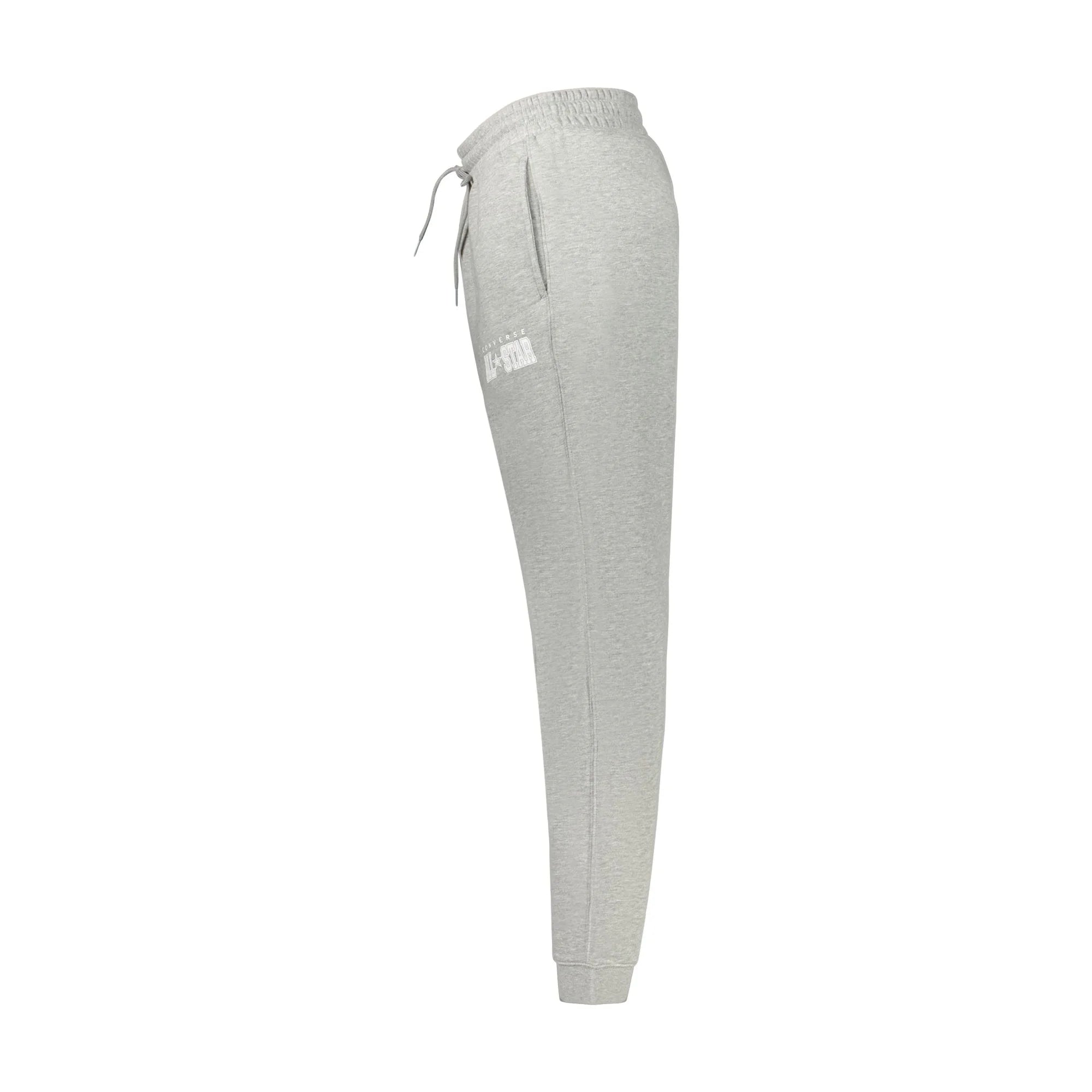 CONVERSE PANTALONE TUTA LUNGO UOMO GRIGIO