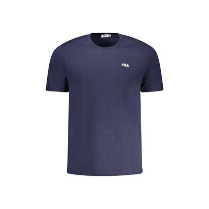 Fila T-Shirt Maniche Corte Uomo Blu Stampa Logo - vista 3