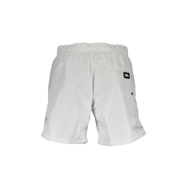 Karl Lagerfeld Beachwear Costume da Mare Uomo Bianco Logo - vista 2