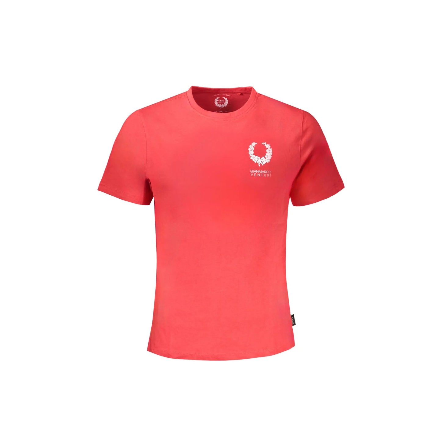 Gian Marco Venturi T-Shirt Maniche Corte Uomo Rossa Stampa Logo Rosso - foto prodotto