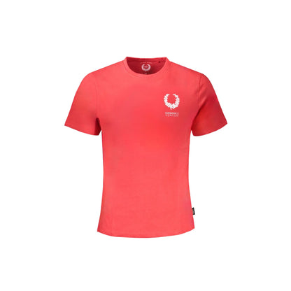 Gian Marco Venturi T-Shirt Maniche Corte Uomo Rossa Stampa Logo Rosso - foto prodotto