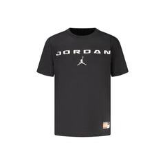 Jordan T-Shirt Maniche Corte Unisex Nera Stampa Logo