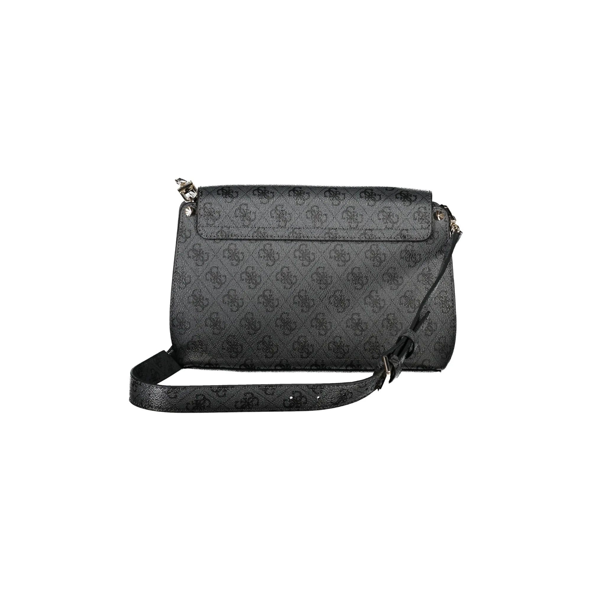 Guess Jeans Borsa a Tracolla Donna Nera Logo Borse nero - vista 3