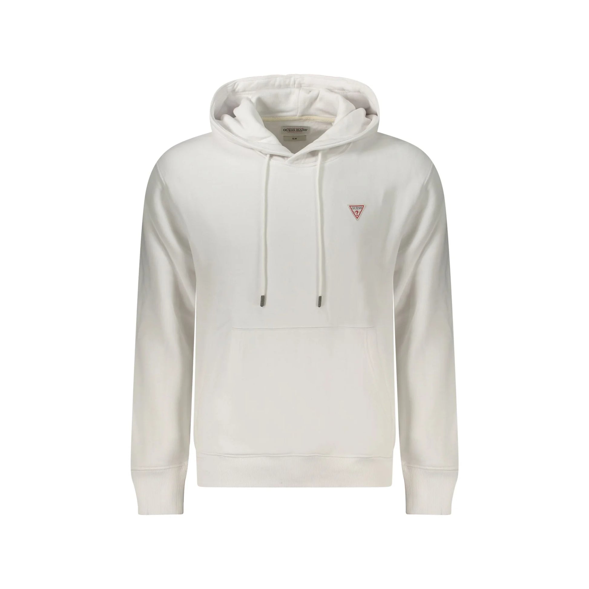 Guess Jeans Felpa Maniche Lunghe Uomo Bianca Logo Felpe Bianco - foto prodotto