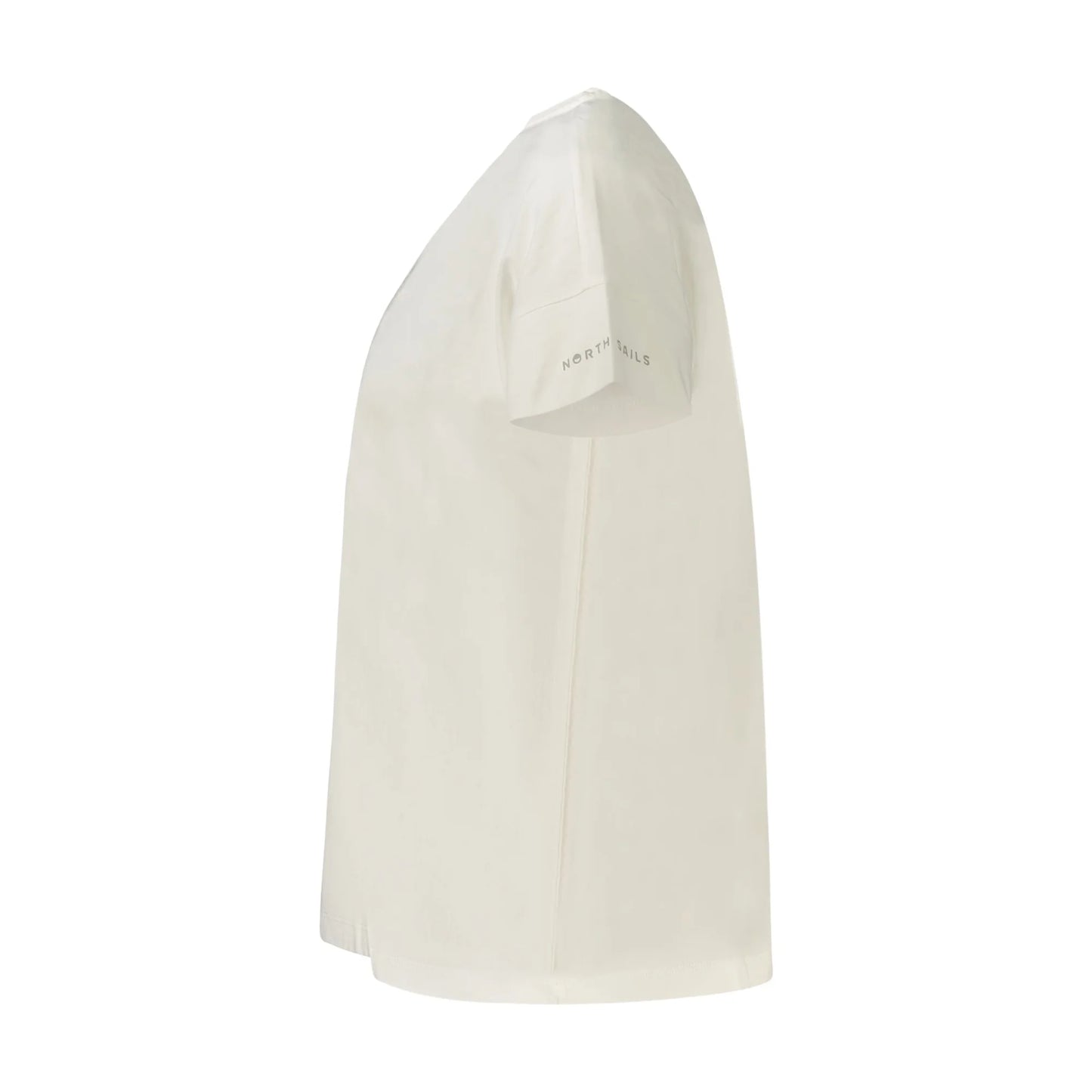North Sails T-Shirt Maniche Corte Donna Bianca Stampa in Rilievo bianco - vista 3