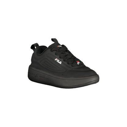 Fila Sneakers Donna Nere Sportive Lacci Logo nero - vista 2