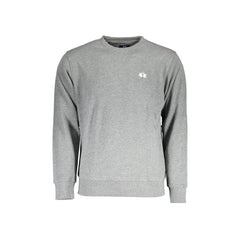 La Martina Felpa Maniche Lunghe Uomo Grigia Ricamo