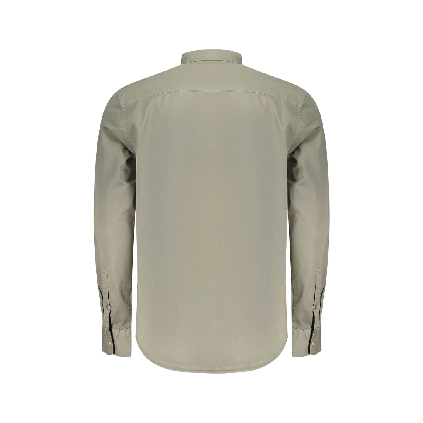 North Sails Camicia Maniche Lunghe Uomo Verde Ricamo Camicie - vista 2