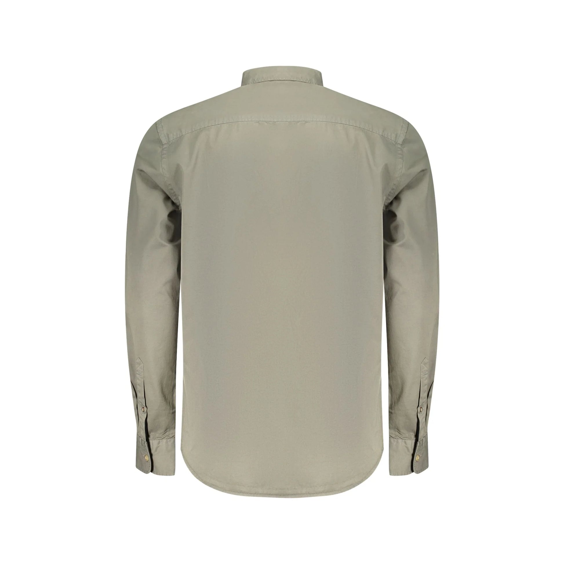 North Sails Camicia Maniche Lunghe Uomo Verde Ricamo Camicie - vista 2