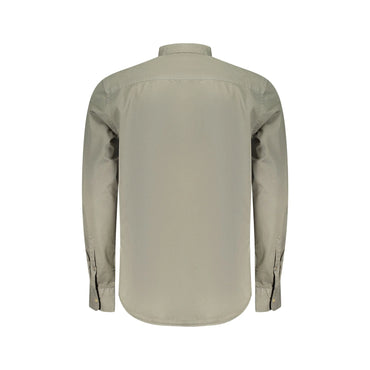 North Sails Camicia Maniche Lunghe Uomo Verde Ricamo Camicie - vista 2
