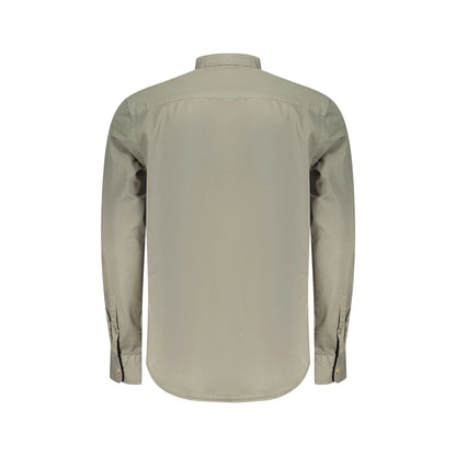 North Sails Camicia Maniche Lunghe Uomo Verde Ricamo Camicie - vista 2